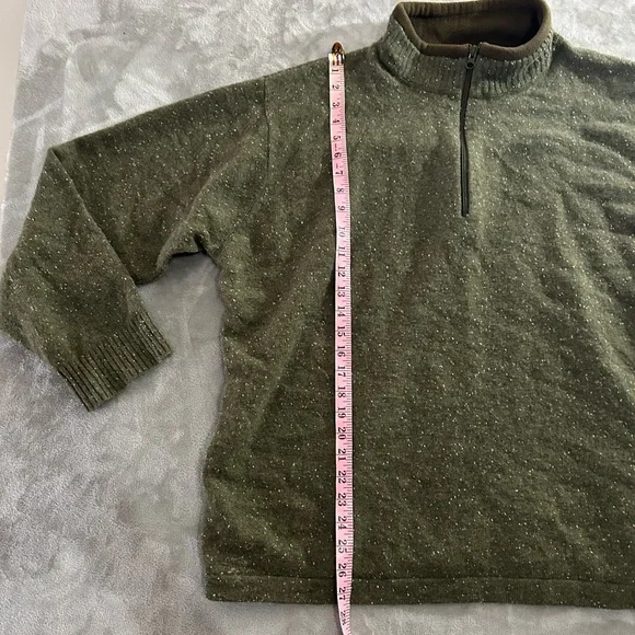 Woolrich quarter zip green sweater - Picture 8 of 11
